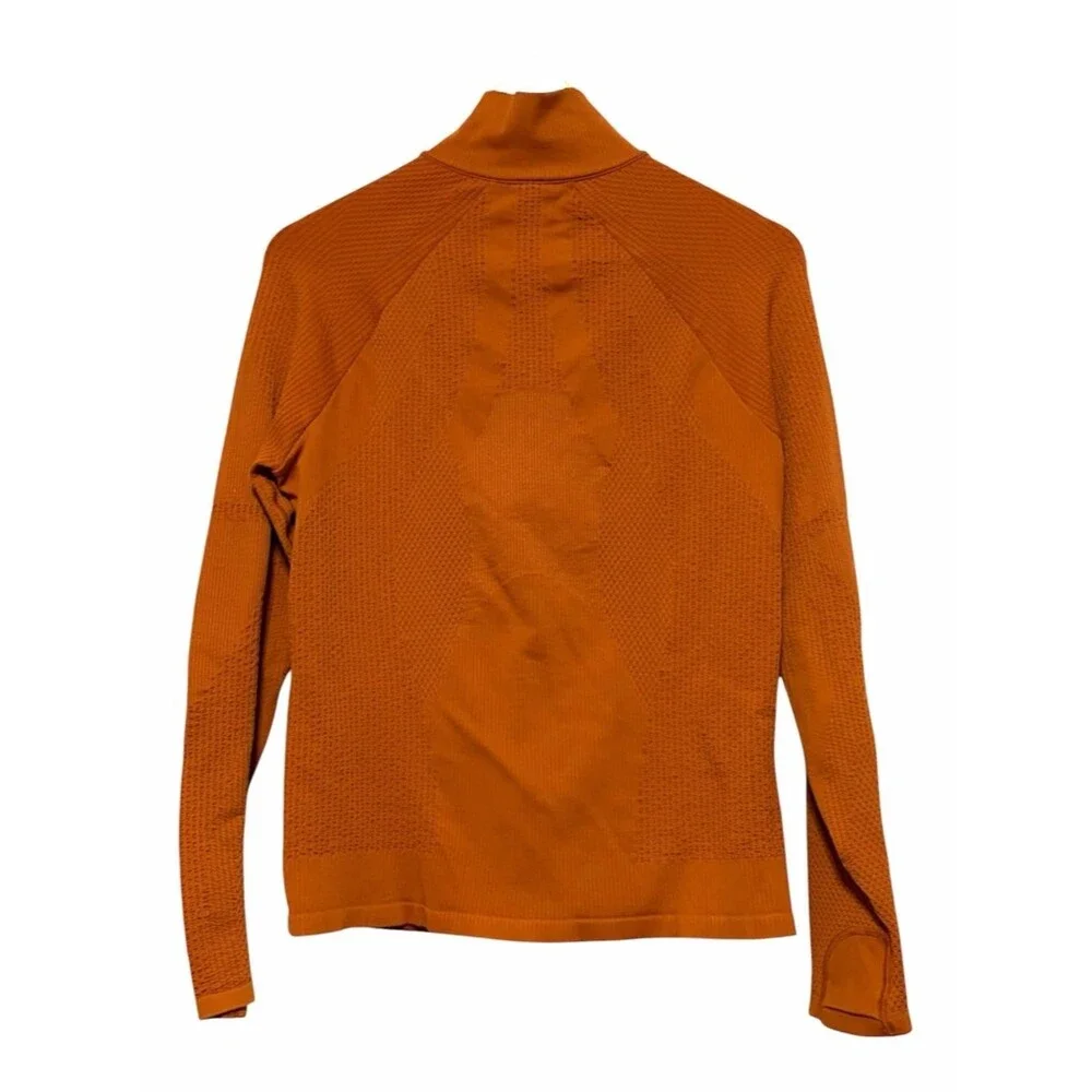 Athleta Flurry Force Insulated Primaloft Jacket 2.0 Large Rust Orange EUC